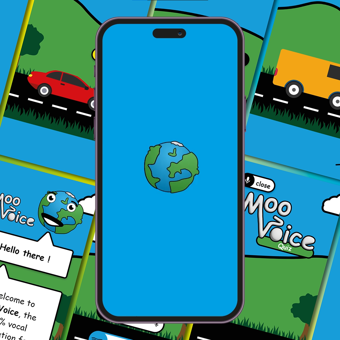 Vignette Vidéo Application MooVoicepour le portfolio